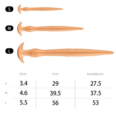 Men 3 Degree Hardness Realistic Anal Dildo Ass Large Long Soft Liquid Silicone
