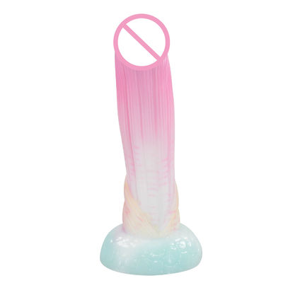 8.5 Inch Sex Toys Mixed Color Realistic Silicone Dildo Soft Artificial Penis For Women