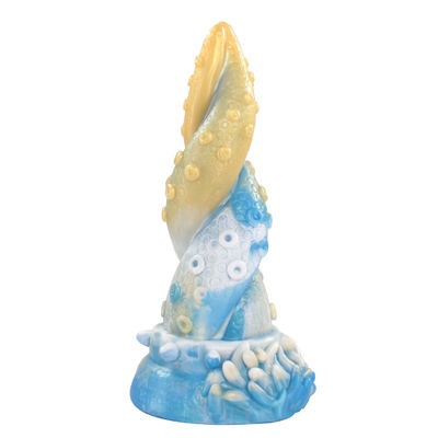 Ultra Soft Colorful Tentacle Silicone Dildo Octopus 7 Inch Toys For Hands Free Anal Play