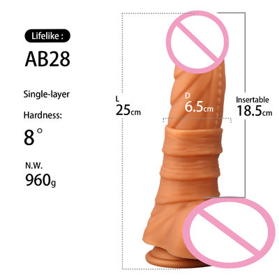 Huge 7.3 Inch Thick Shark Liquid Silicone Dildos Body Safe Soft sex toy
